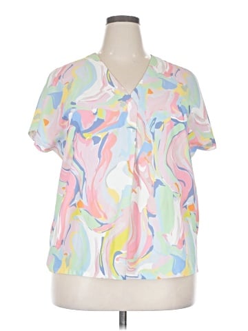 Crosby Short Sleeve Blouse (view 1)