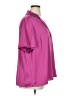Halogen 100% Polyester Pink Purple Short Sleeve Blouse Size 1X - photo 4