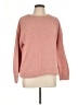 wonderly 100% Polyester Solid Pink Pullover Sweater Size L - photo 1