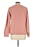 wonderly 100% Polyester Solid Pink Pullover Sweater Size L - photo 2