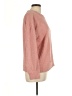 wonderly 100% Polyester Solid Pink Pullover Sweater Size L - photo 4