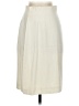 Gianni 100% Rayon Solid Ivory Formal Skirt Size 8 - photo 1