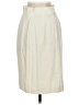 Gianni 100% Rayon Solid Ivory Formal Skirt Size 8 - photo 2