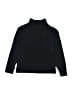 Lands' End 100% Cotton Black Blue Long Sleeve Turtleneck Size 7 - photo 2