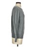 Ann Taylor LOFT Outlet 100% Cotton Graphic Gray Pullover Sweater Size S - photo 4