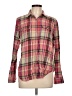 Chaps 100% Cotton Plaid Pink Long Sleeve Button-Down Shirt Size L - photo 1