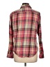 Chaps 100% Cotton Plaid Pink Long Sleeve Button-Down Shirt Size L - photo 2