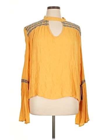 Material Girl Long Sleeve Blouse (view 1)