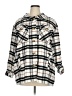 Kensie 100% Polyester Plaid Ivory Coat Size XL - photo 1