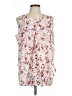DKNYC 100% Polyester White Sleeveless Blouse Size L - photo 1