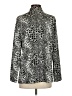 Laura Ashley Animal Print Silver Coat Size S - photo 2