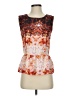 W118 by Walter Baker 100% Polyester Orange Sleeveless Blouse Size S - photo 1