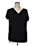 DressBarn Black Short Sleeve Top Size 1X - photo 1