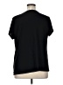 DressBarn Black Short Sleeve Top Size 1X - photo 2