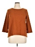 W5 100% Polyester Polka Dots Brown Pullover Sweater Size XL - photo 1