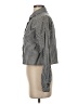 Audrey 3+1 Houndstooth Gray Long Sleeve Button-Down Shirt Size S - photo 5