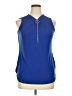 JM Collection Blue Sleeveless Blouse Size XL (petite) - photo 1