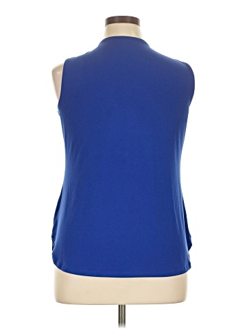 JM Collection Sleeveless Blouse (view 2)