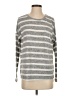 Merona Stripes Gray Pullover Sweater Size XS - photo 1