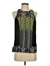 Charlie Jade 100% Polyester Black Sleeveless Blouse Size S - photo 1