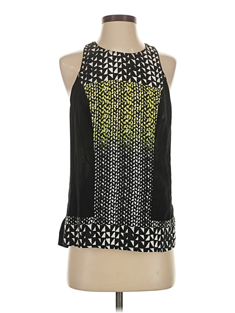 Pre-owned Charlie Jade Sleeveless Blouse In Black