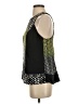 Charlie Jade 100% Polyester Black Sleeveless Blouse Size S - photo 5