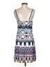Natori Print Blue Casual Dress Size S - photo 2