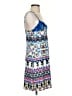 Natori Print Blue Casual Dress Size S - photo 4