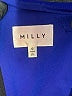Milly Solid Blue Cocktail Dress Size 0 - photo 7