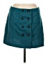New Look Solid Teal Casual Skirt Size 6 - photo 1