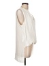BCBGMAXAZRIA 100% Polyester Ivory Sleeveless Blouse Size L - photo 4