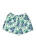 Francesca's 100% Polyester Print Green Shorts Size L - photo 2