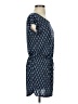 Buttons Print Blue Casual Dress Size S - photo 4