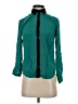Splendid 100% Rayon Green Long Sleeve Blouse Size XS - photo 1