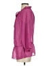 Ann Taylor LOFT 100% Polyester Pink 3/4 Sleeve Blouse Size S - photo 5