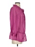 Ann Taylor LOFT 100% Polyester Pink 3/4 Sleeve Blouse Size S - photo 4