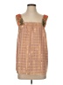 Vineet Bahl 100% Polyester Orange Tan Sleeveless Blouse Size S (estimated) - photo 1