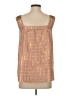 Vineet Bahl 100% Polyester Orange Tan Sleeveless Blouse Size S (estimated) - photo 2