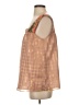 Vineet Bahl 100% Polyester Orange Tan Sleeveless Blouse Size S (estimated) - photo 5