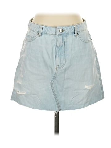 Zara Denim Skirt (view 1)