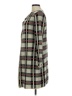 NY Collection 100% Acrylic Gray Black Cardigan Size M (estimated) - photo 5