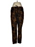 Merona 100% Polyester Animal Print Gold Casual Pants Size M - photo 1