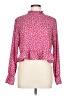 Cotton On Polka Dots Pink Long Sleeve Blouse Size L - photo 1