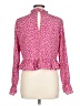 Cotton On Polka Dots Pink Long Sleeve Blouse Size L - photo 2