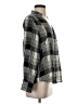 Gemma 100% Silk Plaid Black 3/4 Sleeve Silk Top Size S - photo 4