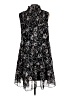 Just... Taylor 100% Polyester Floral Black Cocktail Dress Size 12 - photo 2
