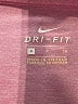 Nike 100% Polyester Pink Short Sleeve T-Shirt Size S - photo 7