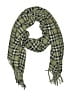 Look 100% Polyester Houndstooth Green Brown Scarf One size - photo 1