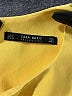 Zara Basic Solid Yellow Casual Dress Size S - photo 7