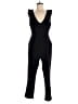 Cupcakes & Cashmere 100% Polyester Solid Black Jumpsuit Size 6 - photo 1